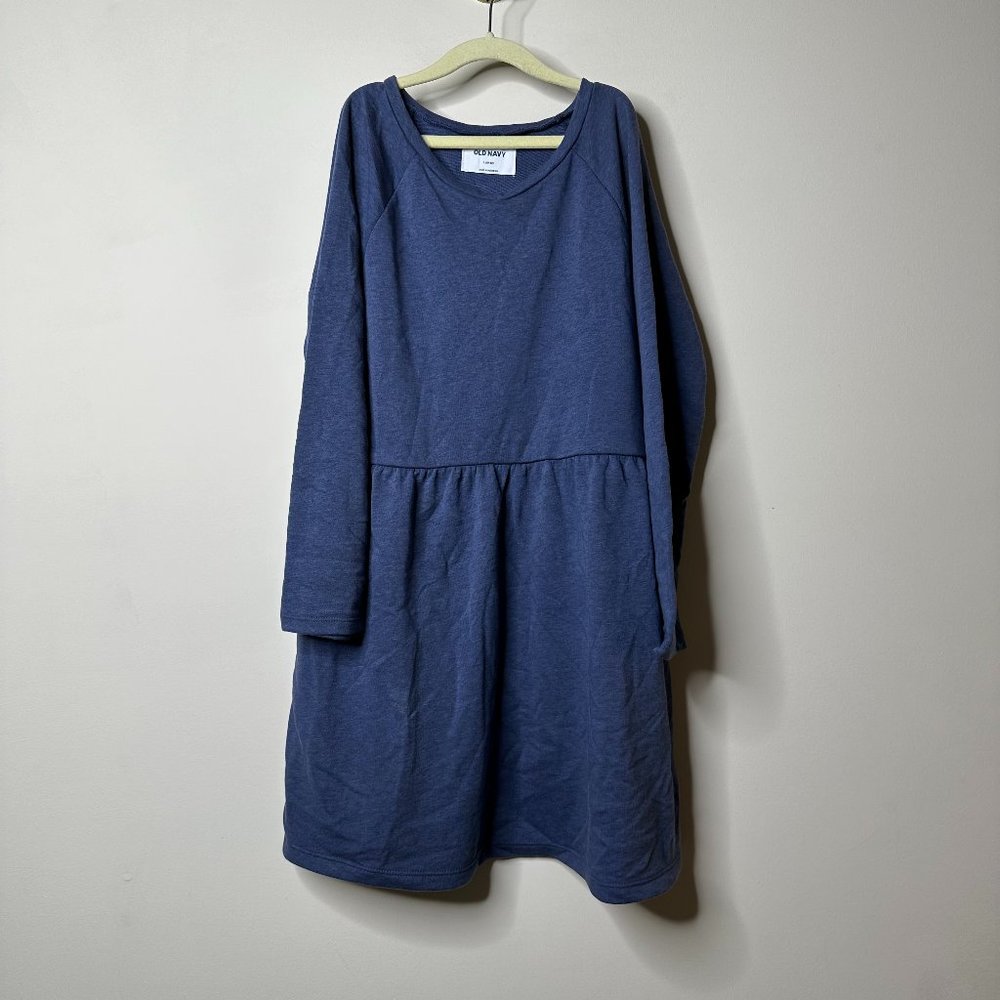 Old Navy Long Sleeve Blue Dress Girls Large